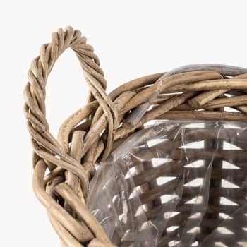 Maceta de Interior cesto Pego mimbre