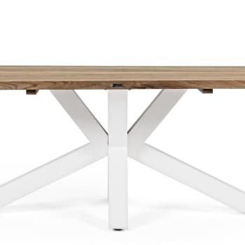 Mesa de comedor exterior Bizzotto RAMSEY blanco