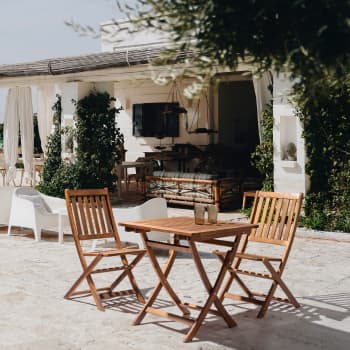 Mesa de balcón plegable Bizzotto NOEMI madera