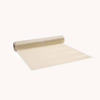 Camino de Mesa Brillante con Acabado Texturizado beige