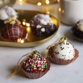 Bola para Árbol de Navidad Dulce Cupcake