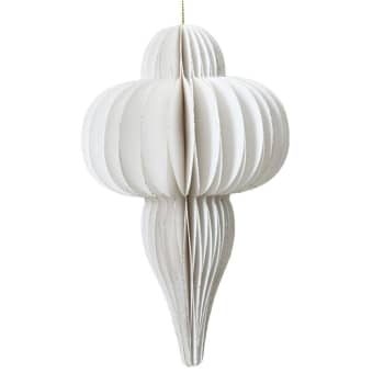 Adorno Colgante de Papel Estilo Origami blanco