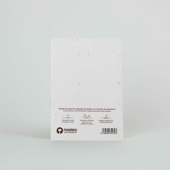 Postal Plantable "Bienvenido, pequeño brote" Resetea