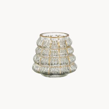 Portavelas Lienas dorado surtido 10 cm