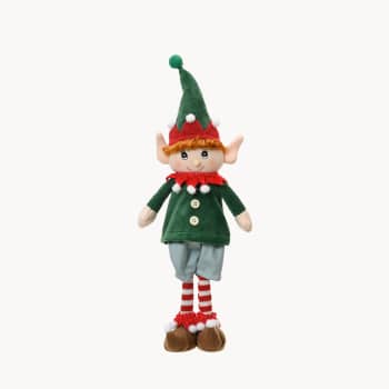 Elfo Chico/Chica Surtido 9x17x42 cm Decoración Navidad 537752