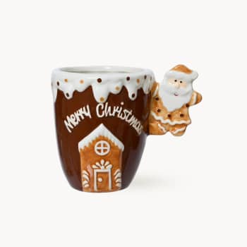 Mug "M. Christmas" con Caramelo Surtido H10.5 cm - 604116