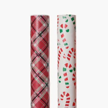 Papel Regalo Motivos Home Surtido (4 Diseños), 70x500 cm