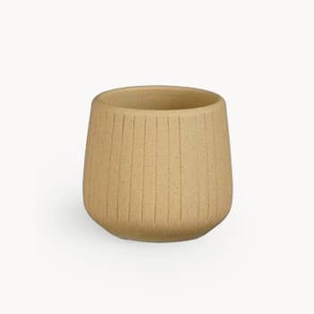 Maceta de Interior Mica Amber terracota