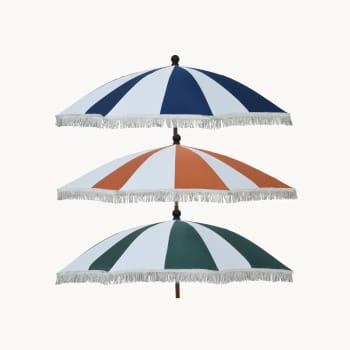 Sombrilla para jardín KSD RAYAS azul/naranja/verde