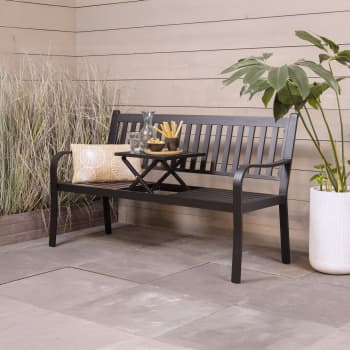 Banco de jardín KSD NOTTINGHAM negro