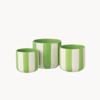 Maceta de Interior J-Line Circus verde