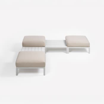 Puff de jardín Nardi MAXIMO terra/canela