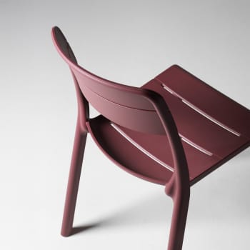 Silla de jardín Nardi CASSIA borgogna