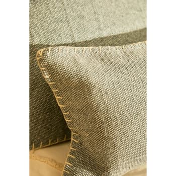 Funda de cojín de algodón dhurrie Asana