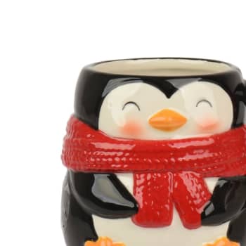 Mug de pingüino o muñeco de nieve 10,2 cm