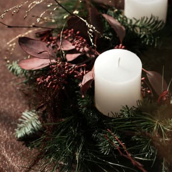 Navidad Palazzo Chic - Corona natural de Adviento