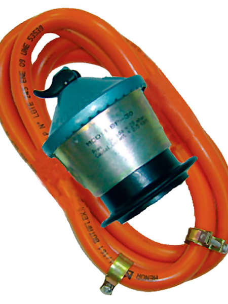 Kit manguera butano 15m + regu + abrazadera