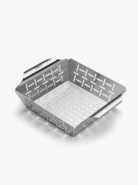 Cesta para asar Deluxe Weber® de acero inoxidable (pequeña)