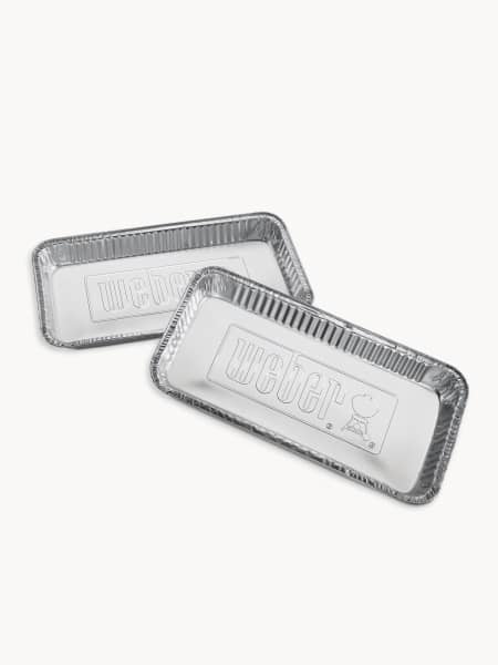 Bandeja de aluminio Weber® para barbacoas de carbón (5 unidades)
