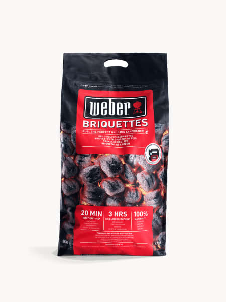 Saco de briquetas Weber® (8 Kg)