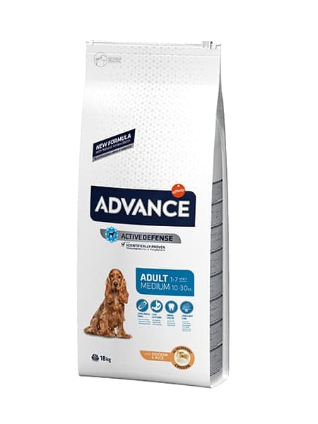 Advance adult medium de pollo y arroz