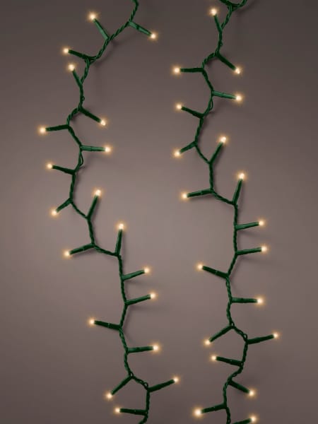 Luces de Navidad Compact twinkle Amarillo 1500 Leds (cable verde de 34m)