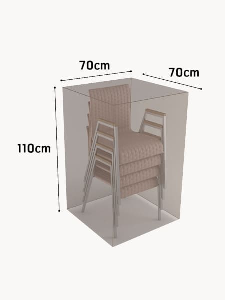 Funda Protectora de Sillas Apiladas 70x70x110 cm