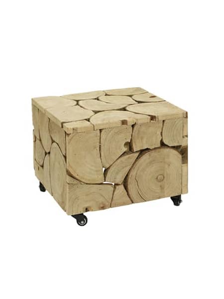 Mesa auxiliar madera de paulonia