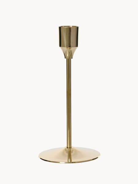 Candelabro latón dorado 20,5 cm