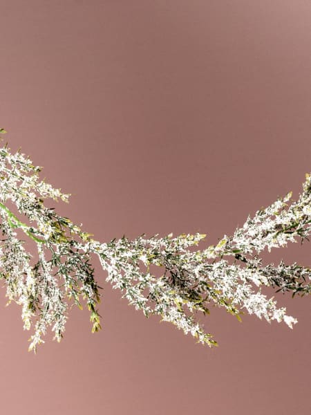 Guirnalda artificial de Hojas Nevadas