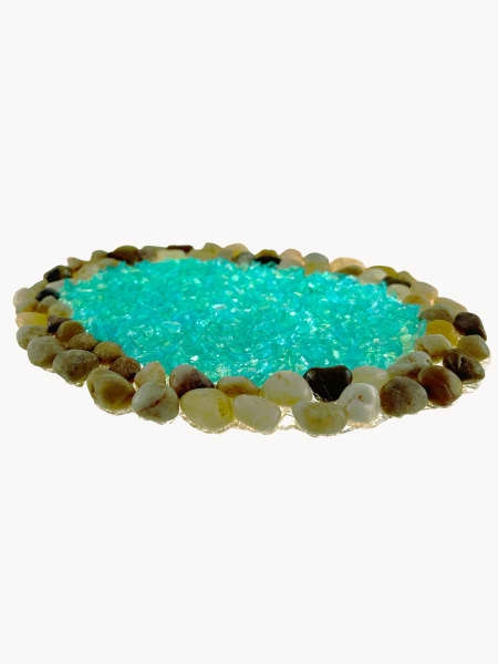 Lago con piedras para Belén