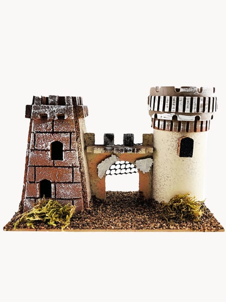 Castillo de corcho para Belén