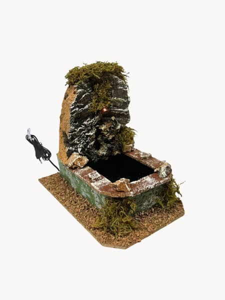 Fuente de corcho con bomba para Belén