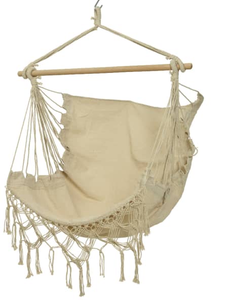 Silla colgante KSD HAMMOCK crema