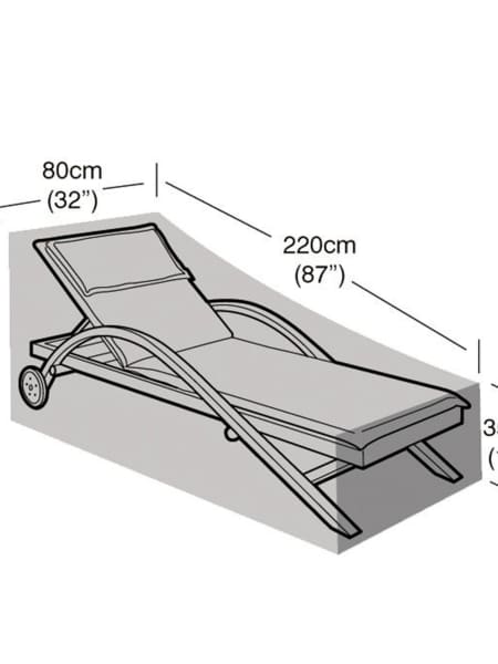 Funda Protectora para Tumbona 220x80x55x35 cm