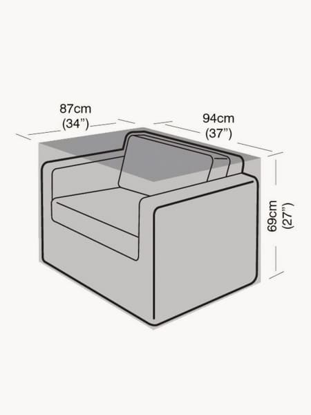 Funda Protectora para Sillón Pequeño 87x94x68 cm