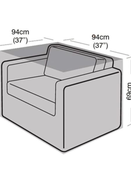 Funda Protectora para Sillón Grande 94x94x69 cm