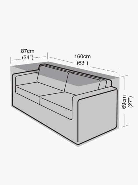 Funda Protectora para Sofá Pequeño de 2 plazas 87x160x69 cm