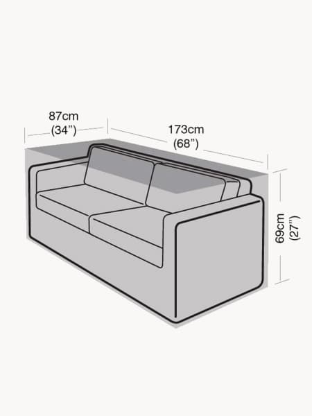 Funda Protectora para Sofá Pequeño de 2-3 plazas 83x173x69 cm