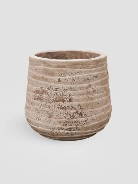 Maceta de Barro Delta Campana Rings - Herstera