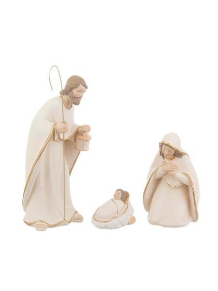 Nacimiento Celestial blanco 3 figuras para Belén