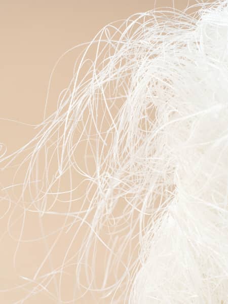 Cabello de Ángel decorativo blanco