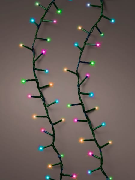 Luces de Navidad Compact twinkle Multicolor  750 Leds (cable verde de 16m)