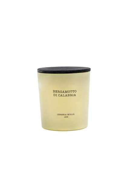 Vela perfumada en vaso crema de 600gr bergamotto di calabria