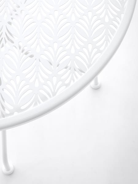 Mesa de bistró Bizzotto LIZETTE blanco