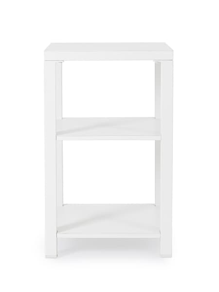 Comprar Nevera Portátil Fresh de Metal con Ruedas Blanca Vintage 74x43x80