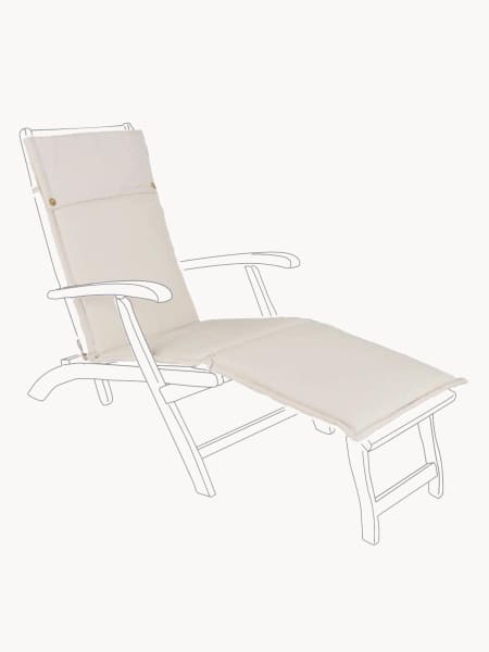 Cojín para tumbona Bizzotto SPUN natural con reposapíes