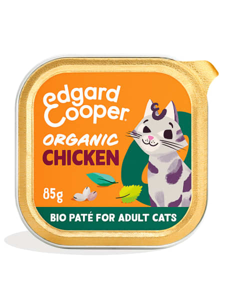 Paté ecológico de pollo (para gato adulto) Edgard&Cooper