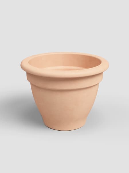 Maceta de barro Artevasi beige Pessoa campana