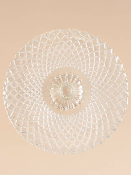 Fuente con Pie de Cristal